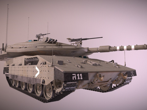  梅卡瓦Mk43d模型 