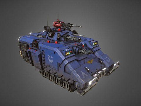  悬浮坦克3d模型 