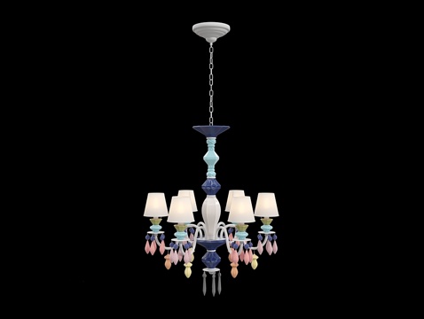  Cloyd 地中海吊灯3d模型 