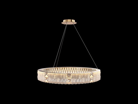  Cloyd 奢华圆形吊灯3d模型 