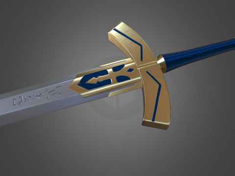  王者之剑命运之夜3d模型 