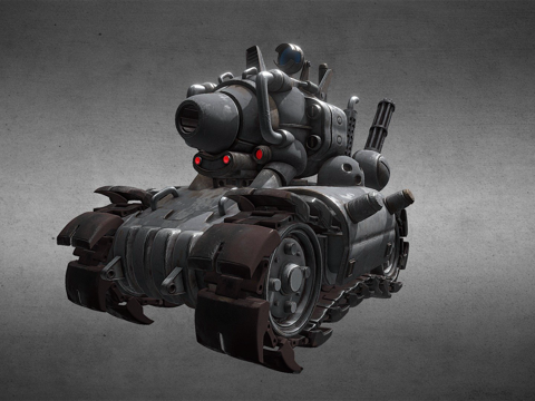  超级车辆合金弹头3d模型 