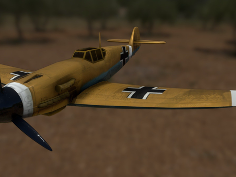  BF109F43d模型 