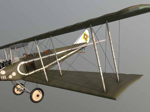  年信天翁BII立陶宛空军2274号3d模型 