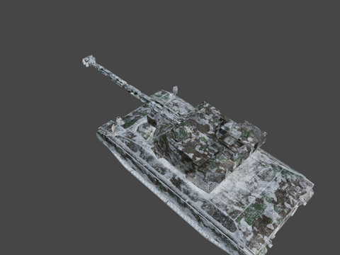  SK105库拉西尔雪地型3d模型 