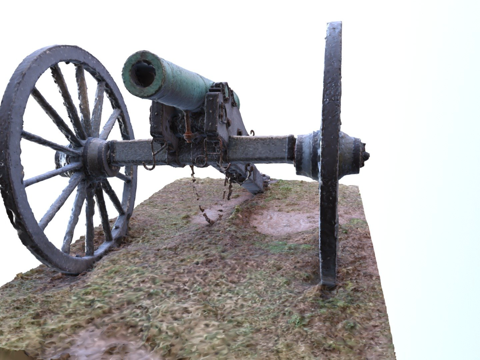  火炮3d模型 