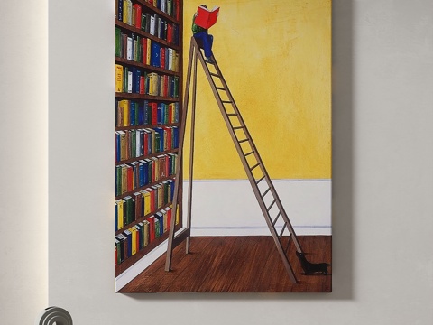  现代，简约，抽象，装饰画3d模型 