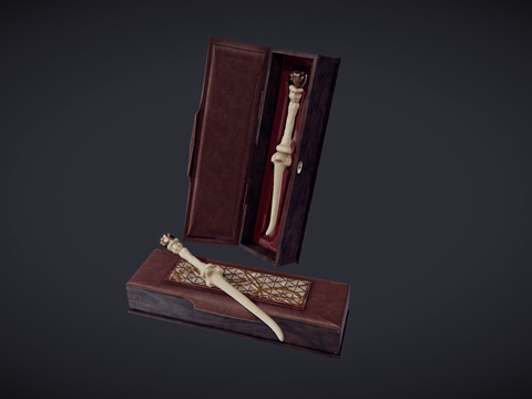  法杖巫妖之拳3d模型 