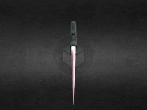  爪刀粉红之心爪刀天空3d模型 