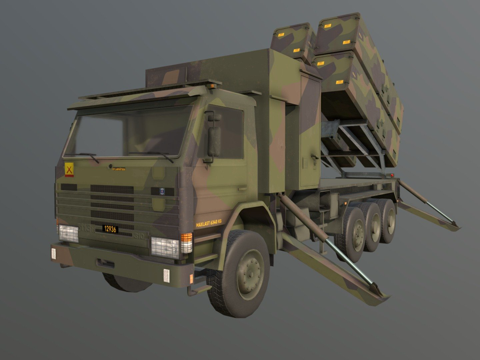  机器人车15KA3d模型 