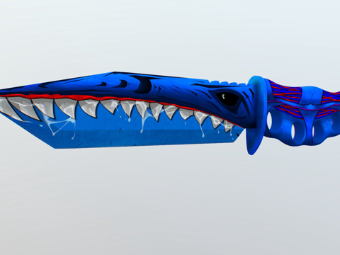  先驱者刀格鲁克3d模型 