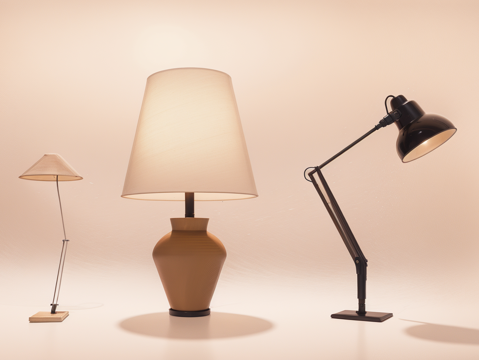 家居饰品灯具器材小品su模型