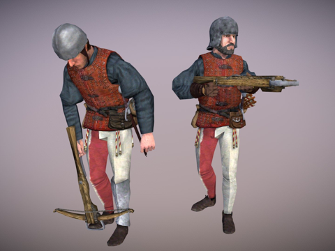  意大利Provvisionati弩手3d模型 