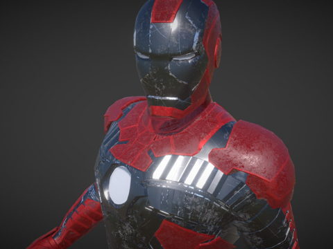  钢铁侠马克053d模型 