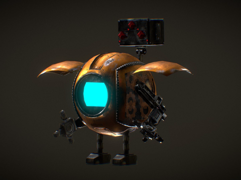  战争机器人3d模型 