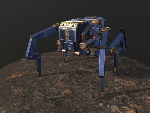  运输机器人3d模型 