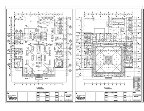 4S汽车服务中心 最新全套施工图合集cad施工图
