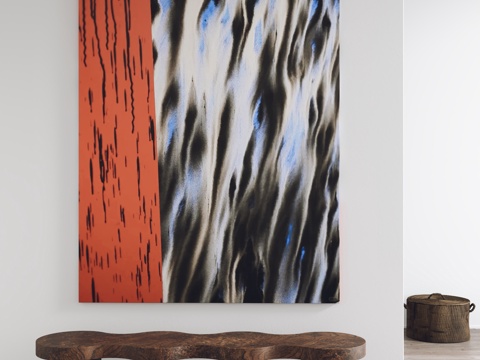  现代挂画 装饰画 客厅挂画 玄关挂画 书房挂画 抽象挂画3d模型 