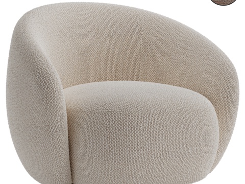  Lilly旋转椅3d模型 