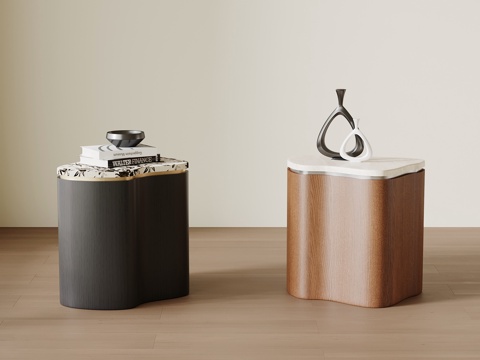  法式中古沙发凳 换鞋凳 边几3d模型 