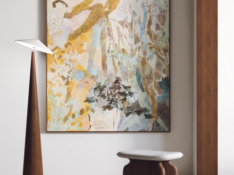  现代挂画 装饰画 客厅挂画 玄关挂画 书房挂画 抽象挂画3d模型 