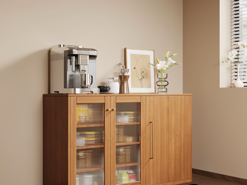  中古备餐柜 餐边柜3d模型 