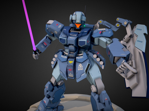  高达1100比例RGM96X3d模型 