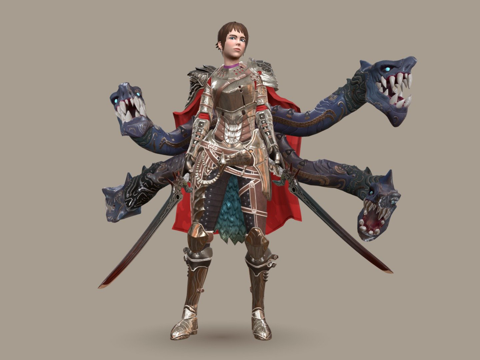  怪物骑士3d模型 