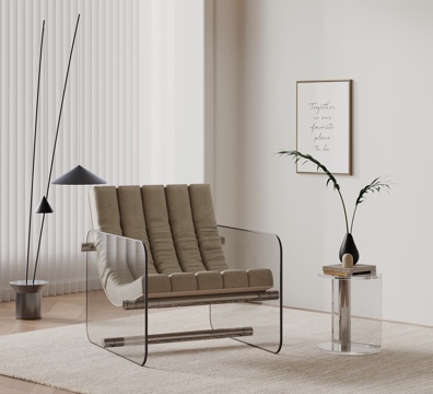  现代休闲椅 沙发椅3d模型 