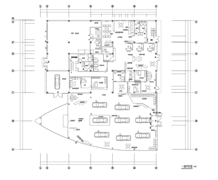 4S汽车服务中心 最新平面施工图合集cad施工图