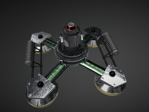  彩虹六号围攻耶格主动防御系统3d模型 