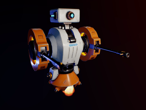  训练机器人制作中3d模型 