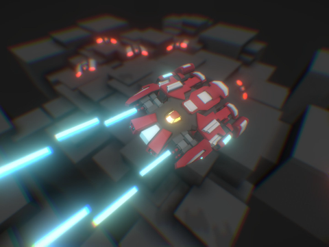  星爆游戏3d模型 