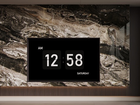 现代背景墙 电视背景墙su模型