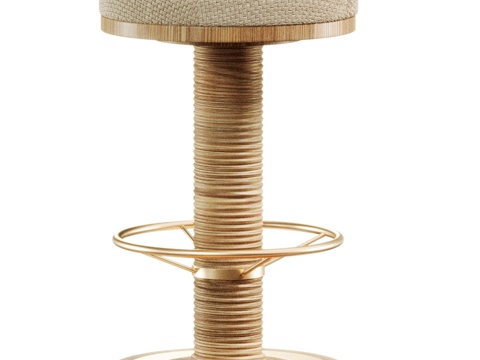  布莱登吧凳3d模型 