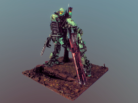  跳跃者1号3d模型 