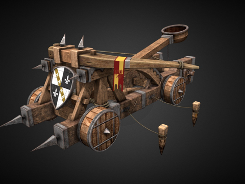  投石机3d模型 