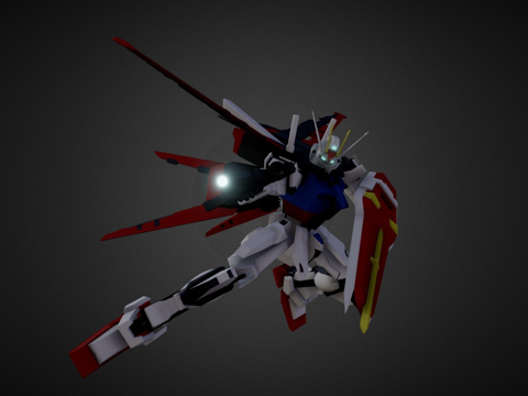  强袭高达3d模型 