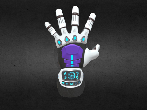  科幻手套3d模型 