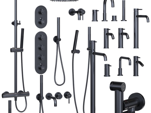  Nobili Live系列1号龙头套装3d模型 