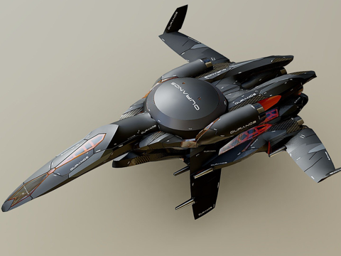  程序化硬表面建模测试10.0313d模型 