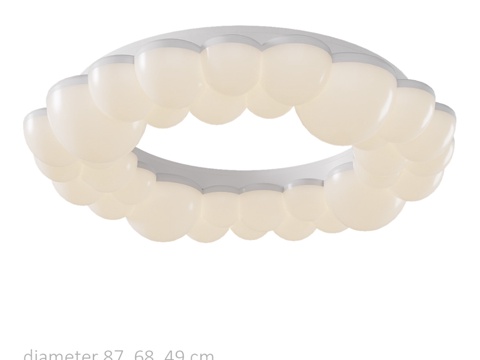  吊灯 Lussole Loft Claudia3d模型 