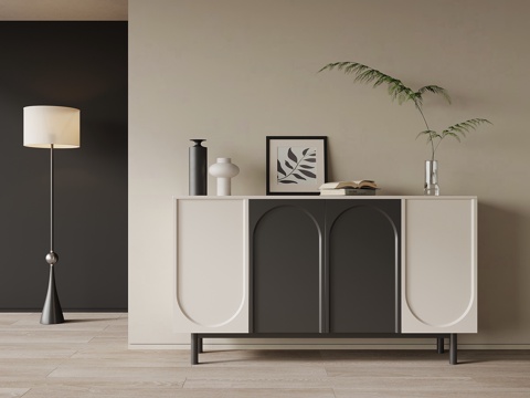  现代玄关柜 边柜3d模型 