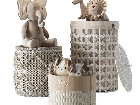  儿童房装饰1593d模型 