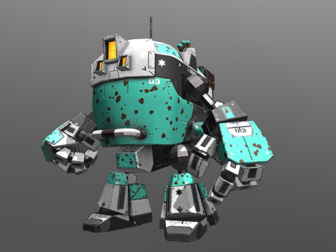  巧克力薄荷帝国军CHL310薄荷3d模型 