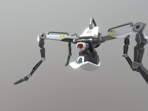  无人机艺术测试3d模型 