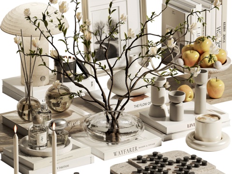  装饰套装473d模型 