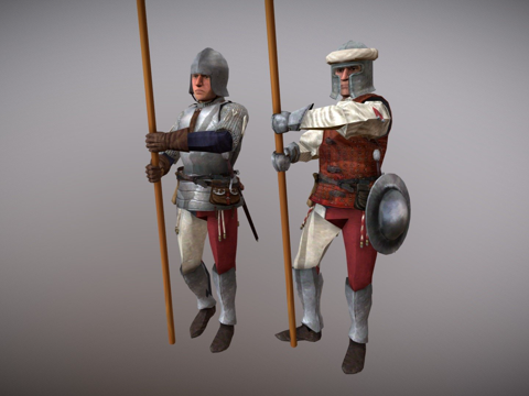  意大利专业长矛升级版3d模型 