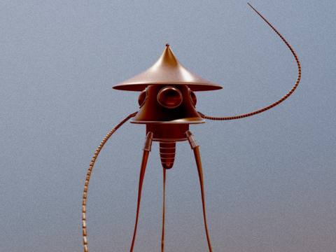  三脚架世界大战3d模型 