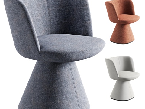  B&amp;B Italia Flair O 系列座椅3d模型 